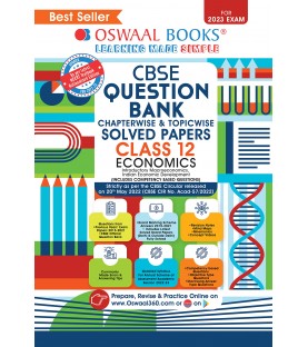 Oswaal CBSE Question Bank Class 12 Economics Chapter Wise and Topic Wise | Latest Edition